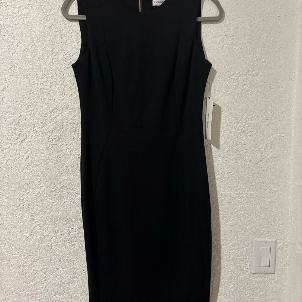Elegant Black Sleeveless Dress